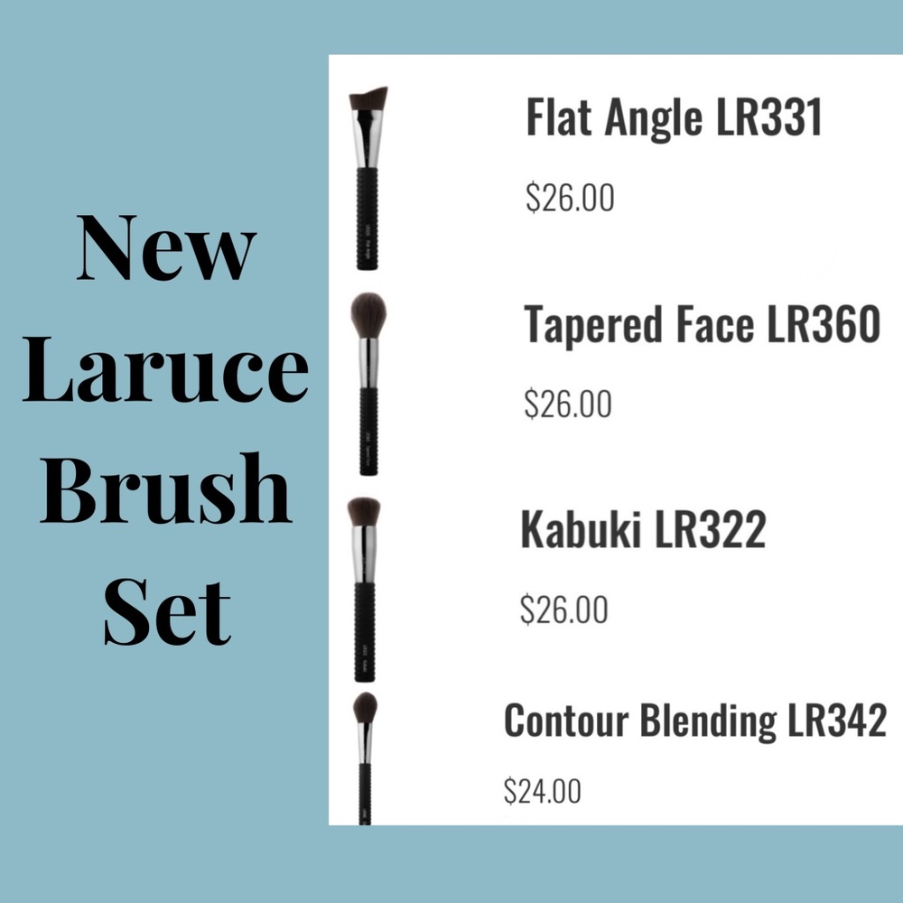 New Laruce Beauty 4 Piece Brush Set